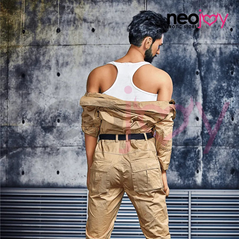 Neodoll Racy William - Male Silicone TPE Hybrid Sex Doll  - 175cm- Tan - 24cm Penis