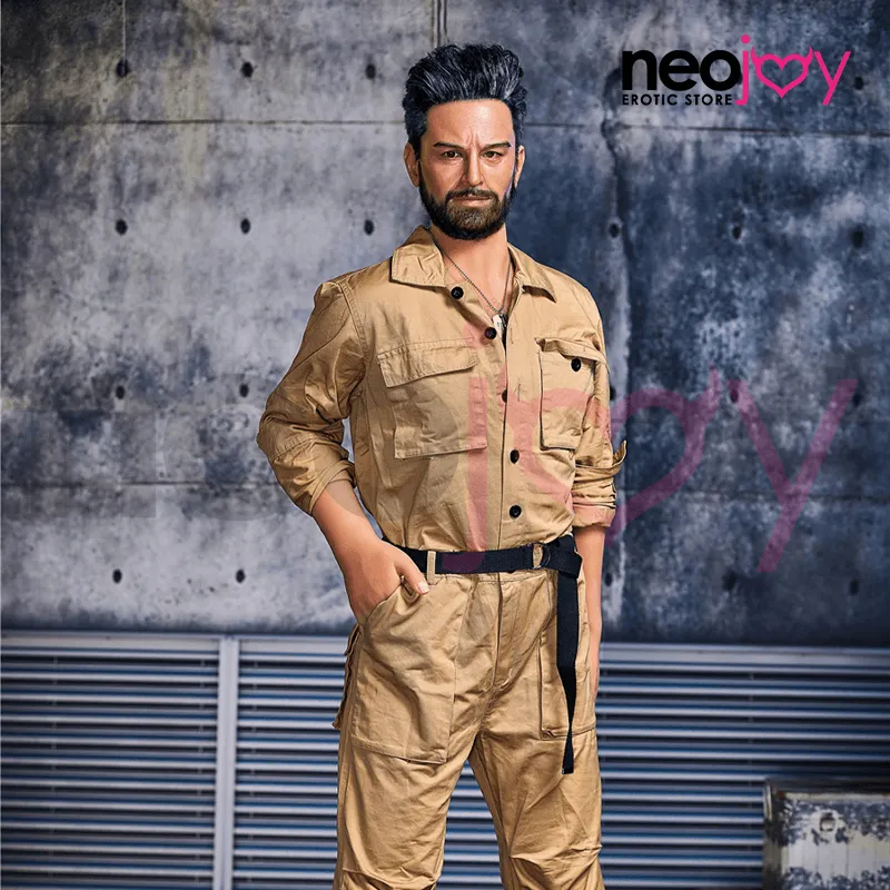 Neodoll Racy William - Male Silicone TPE Hybrid Sex Doll  - 175cm- Tan - 24cm Penis