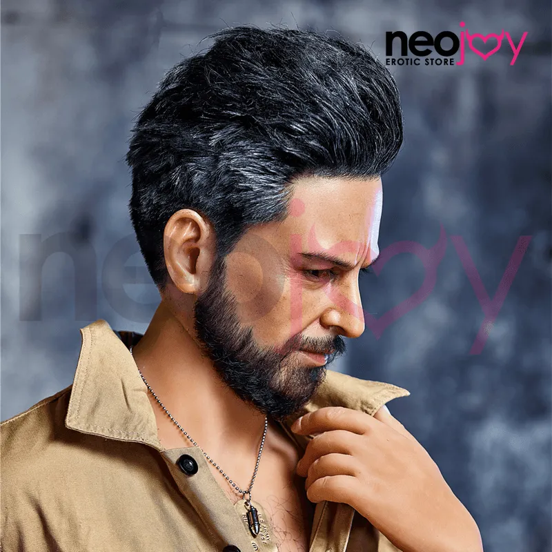 Neodoll Racy William - Male Silicone TPE Hybrid Sex Doll  - 175cm- Tan - 24cm Penis