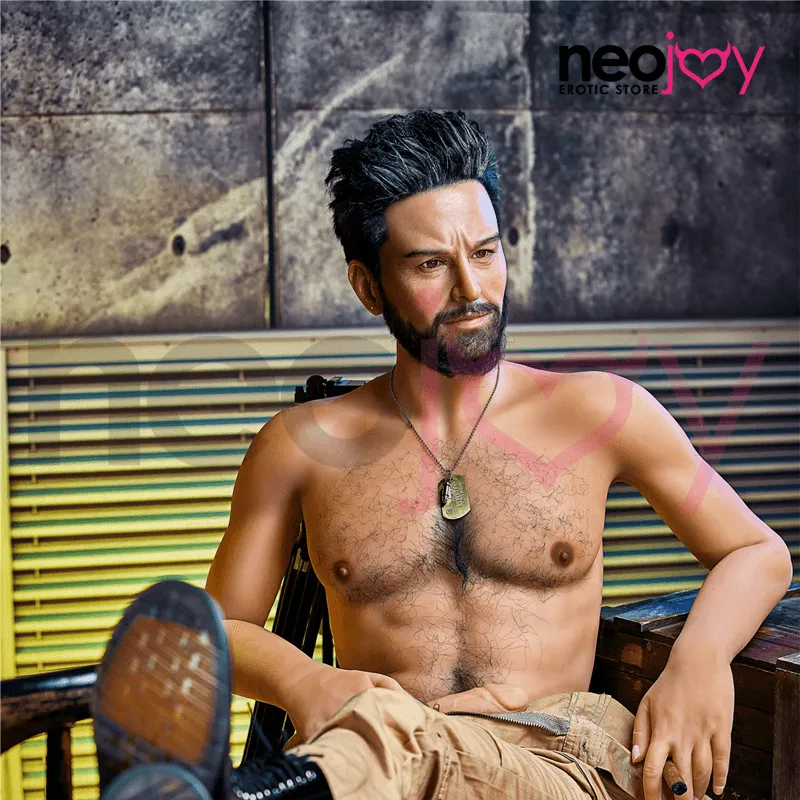 Neodoll Racy William - Male Silicone TPE Hybrid Sex Doll  - 175cm- Tan - 24cm Penis