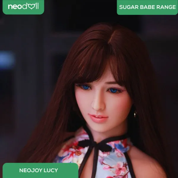 Neodoll Sugar Babe - Lucy - Silicone TPE Hybrid Sex Doll - Gel Breast - Uterus - 157cm - Silicone White