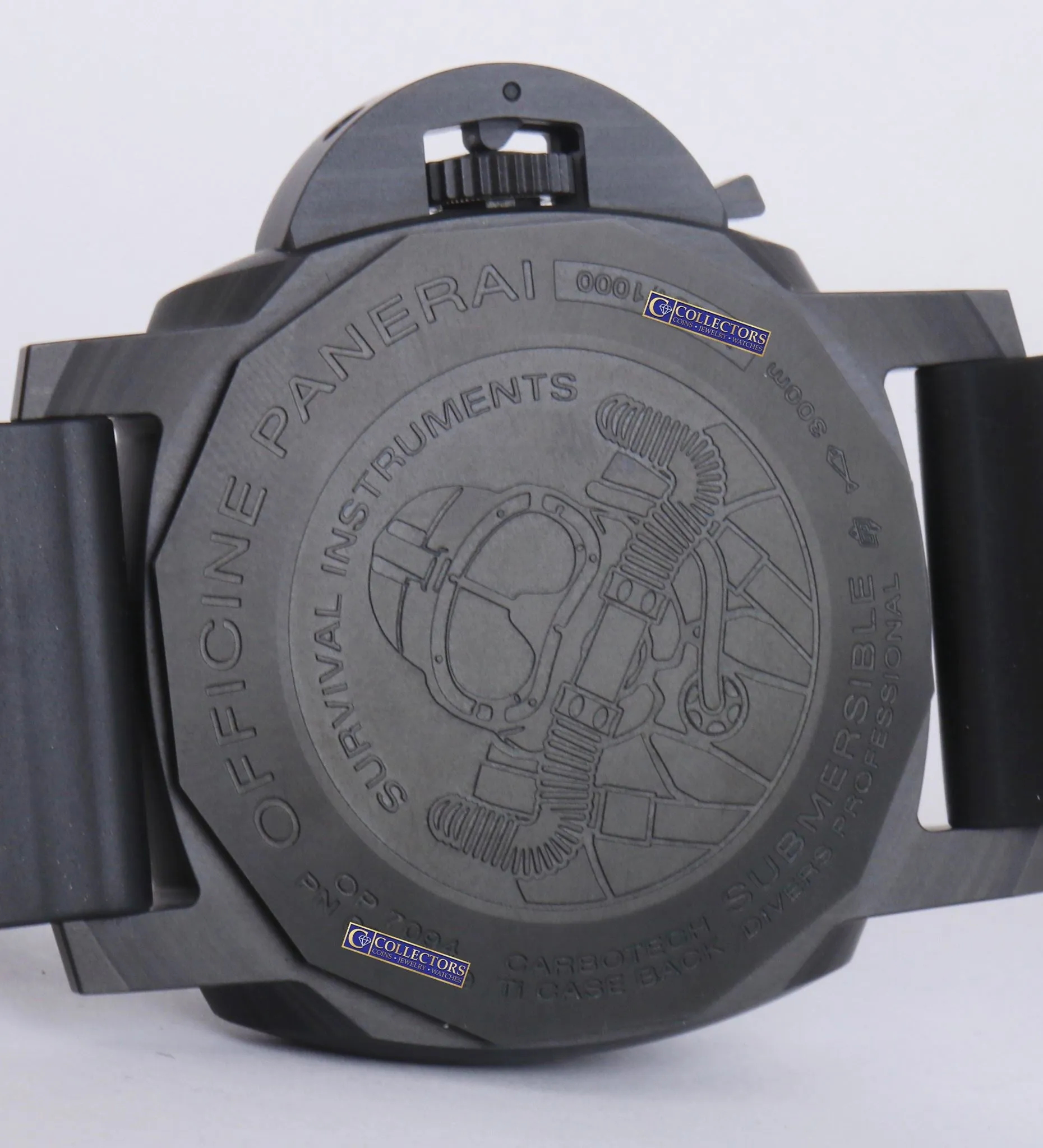 NEW 2020 Panerai Marina Militare Carbotech PAM00979 Black 47mm Mens Rubber Watch