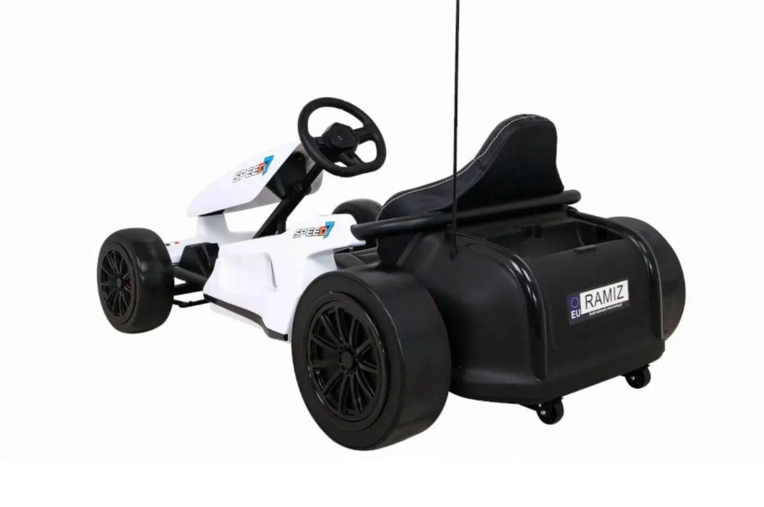 New 2025 | 24V Drifter GoKart Go Kart 1 Seater Ride on Car | LED Lights | Leather Seats | Upgraded Rubber Wheels | Up To 16KPH