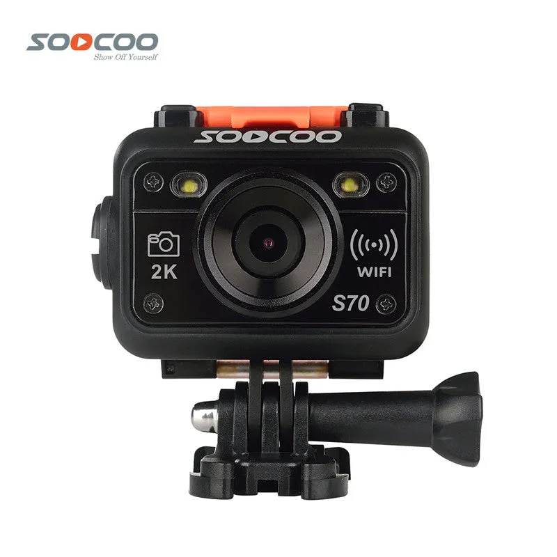 New Arrival Original SOOCOO S70 WiFi 2K Sport Action Camera with Watch Remote Control Waterproof USB Cable extra 1pcs battery