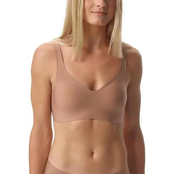 NEW COMMANDO women's classic soft-support bralette in toffee