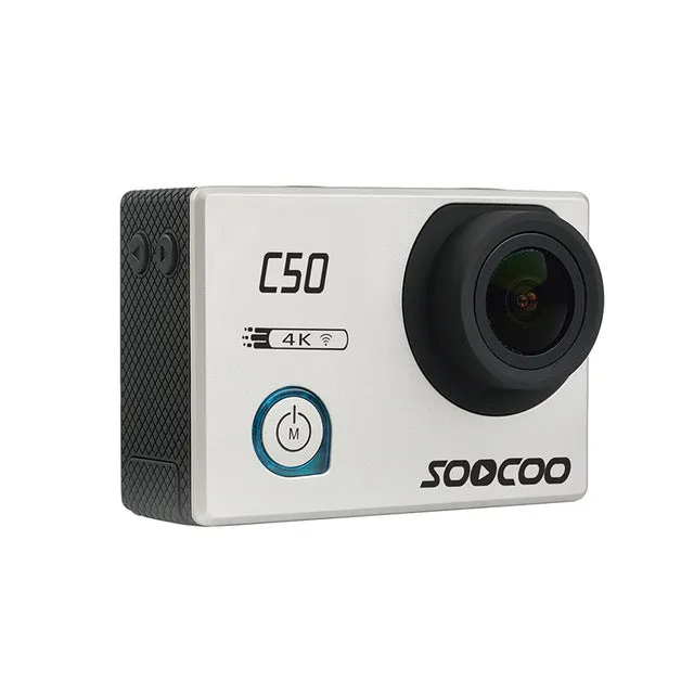 NEW Original SOOCOO C50 Wifi 4K Sports Action Camera Gyro Adjustable Viewing Angles NTK96660 30M Waterproof 2.0" Screen Sport DV