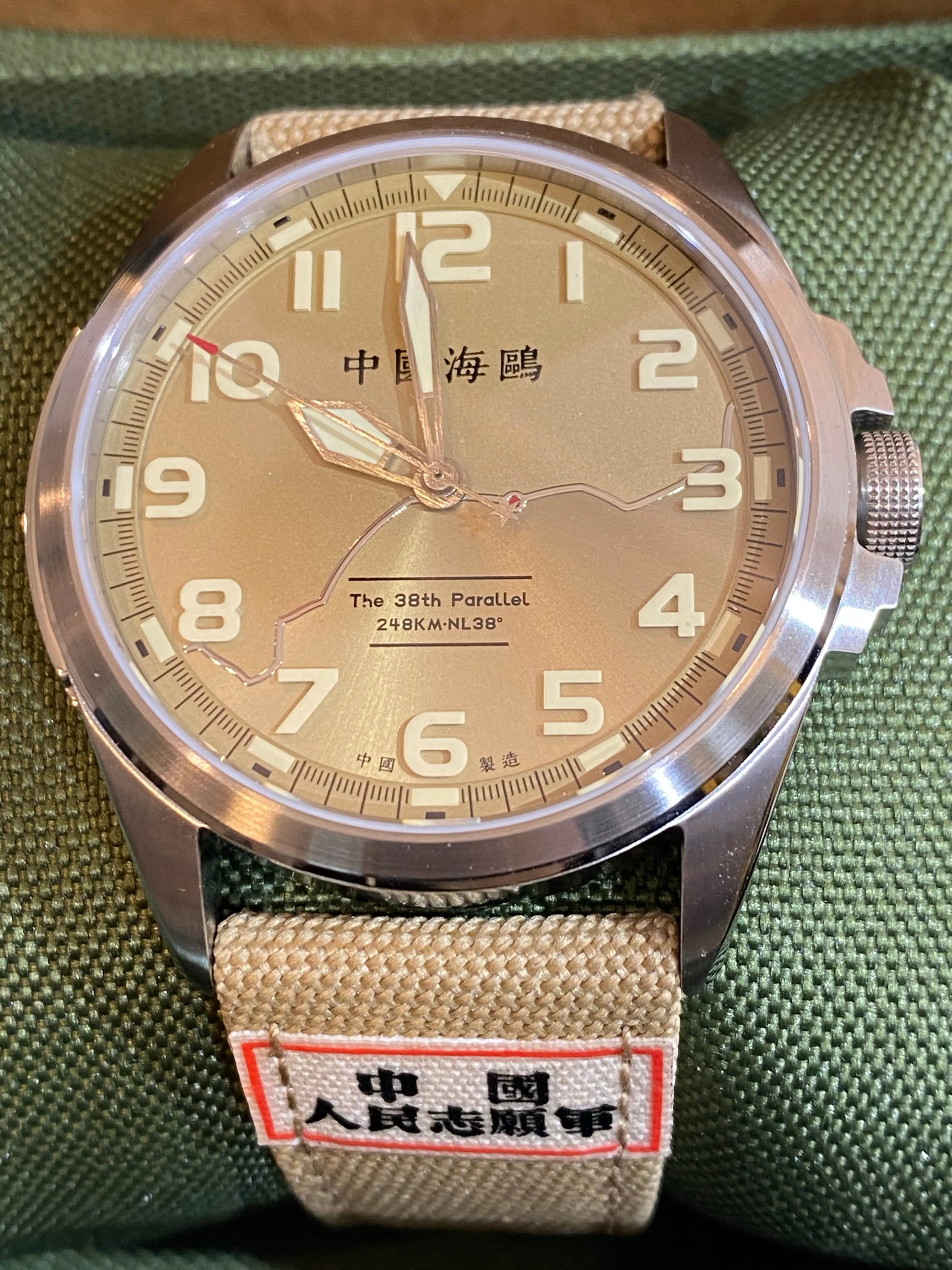 New Sea-Gull military "The 38th Parallel" sports  automatic mechanical waterproof watch Model : 811.93.6109 Movement :ST2500