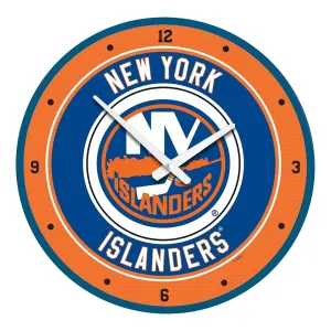 New York Islanders: Modern Disc Wall Clock