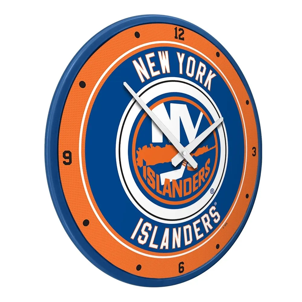 New York Islanders: Modern Disc Wall Clock