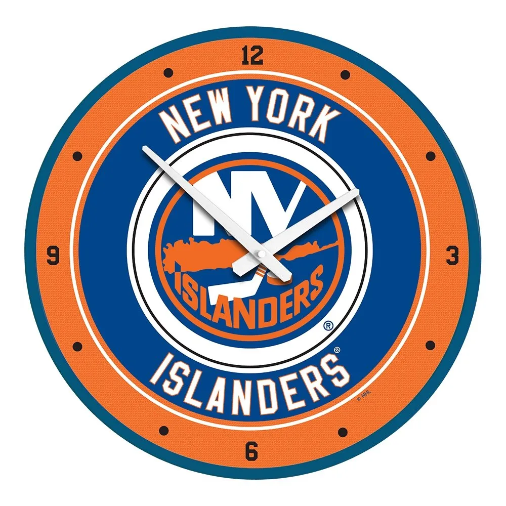 New York Islanders: Modern Disc Wall Clock
