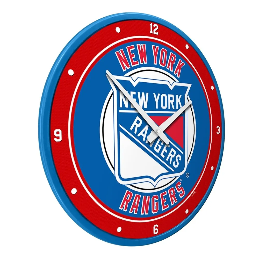 New York Rangers: Modern Disc Wall Clock