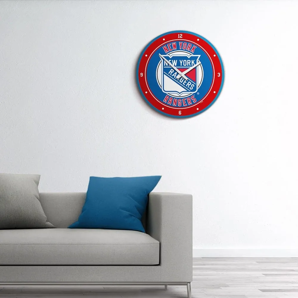 New York Rangers: Modern Disc Wall Clock