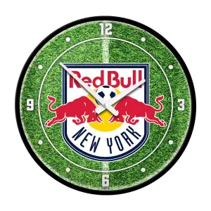 New York Red Bulls: Pitch - Modern Disc Wall Clock
