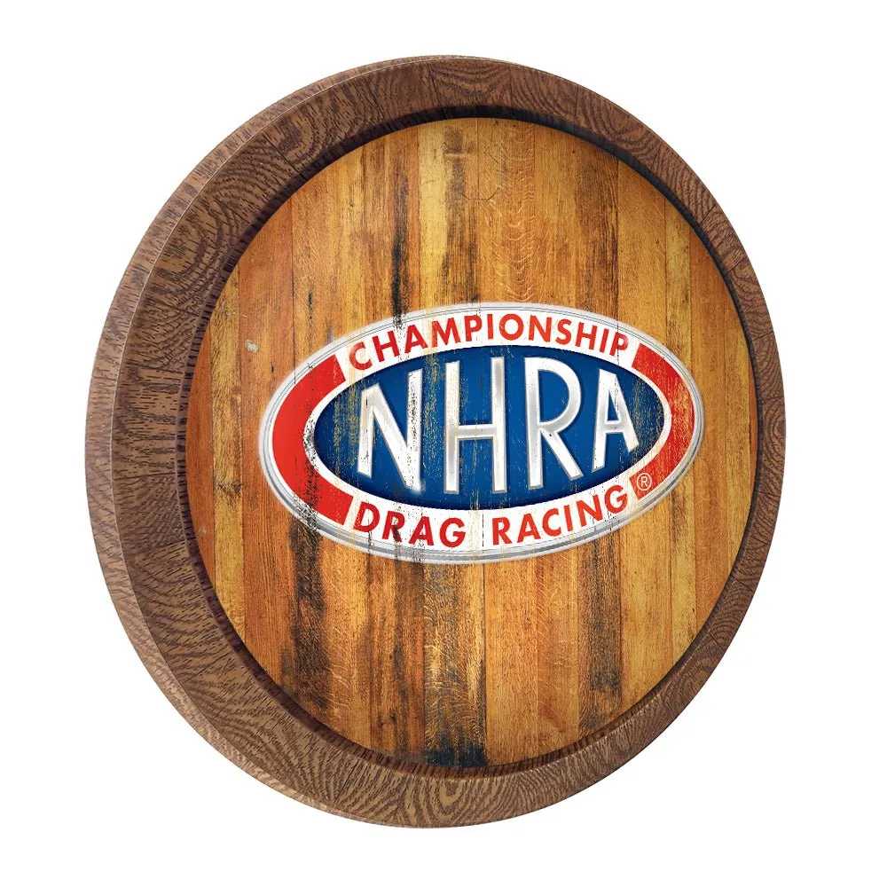 NHRA: Weathered "Faux" Barrel Top Sign