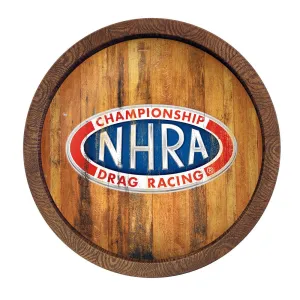 NHRA: Weathered "Faux" Barrel Top Sign