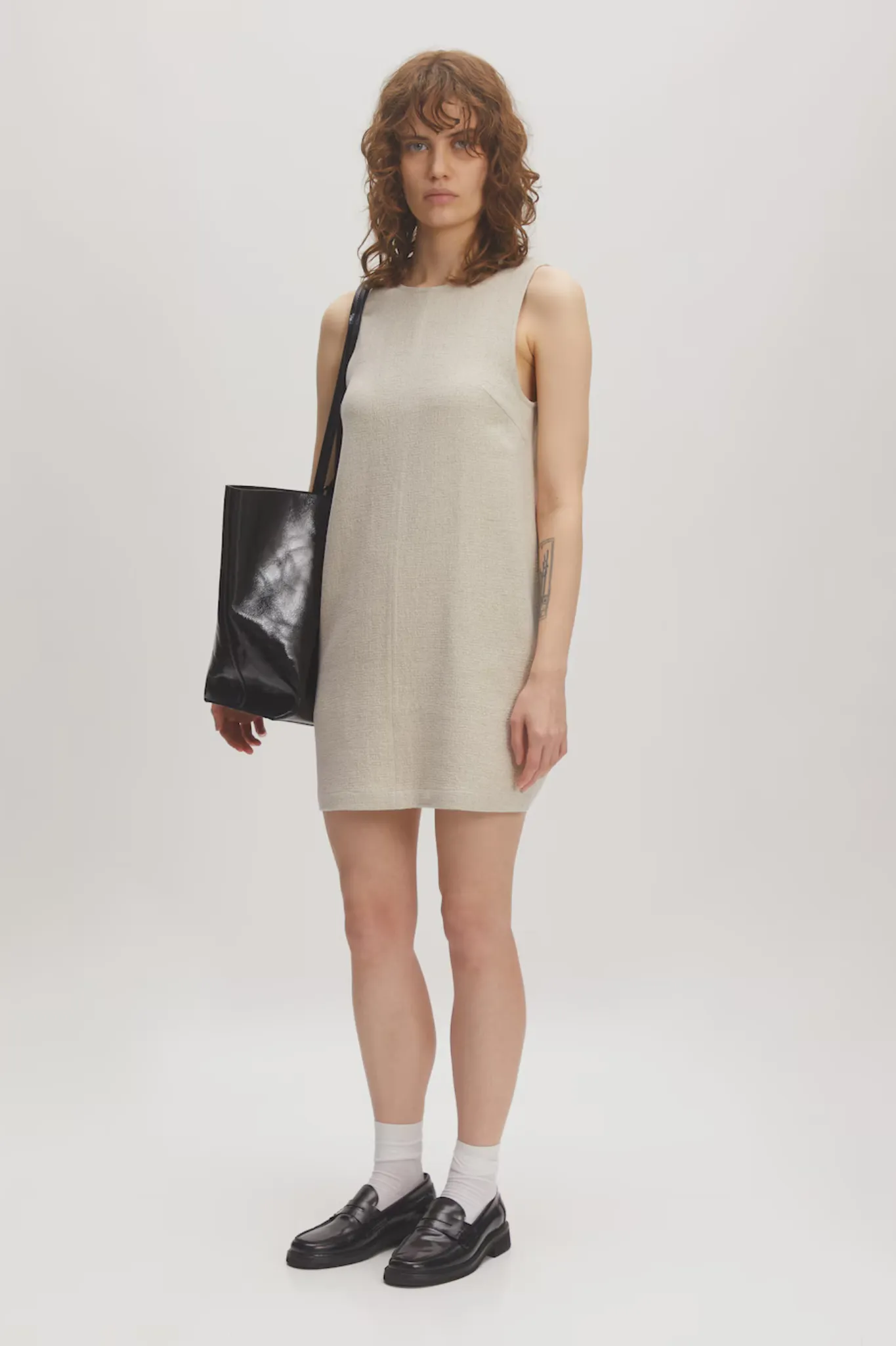 NICKY DRESS - BEIGE MEL