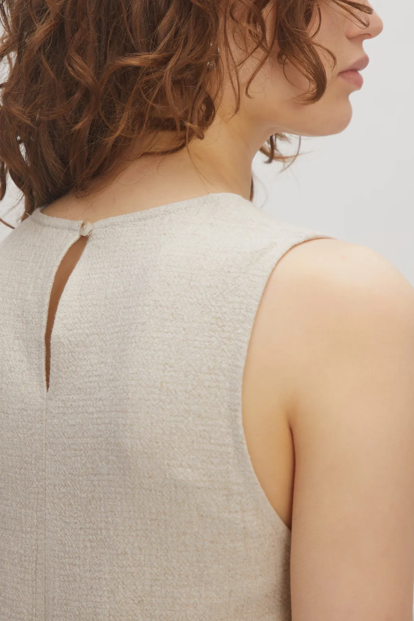 NICKY DRESS - BEIGE MEL