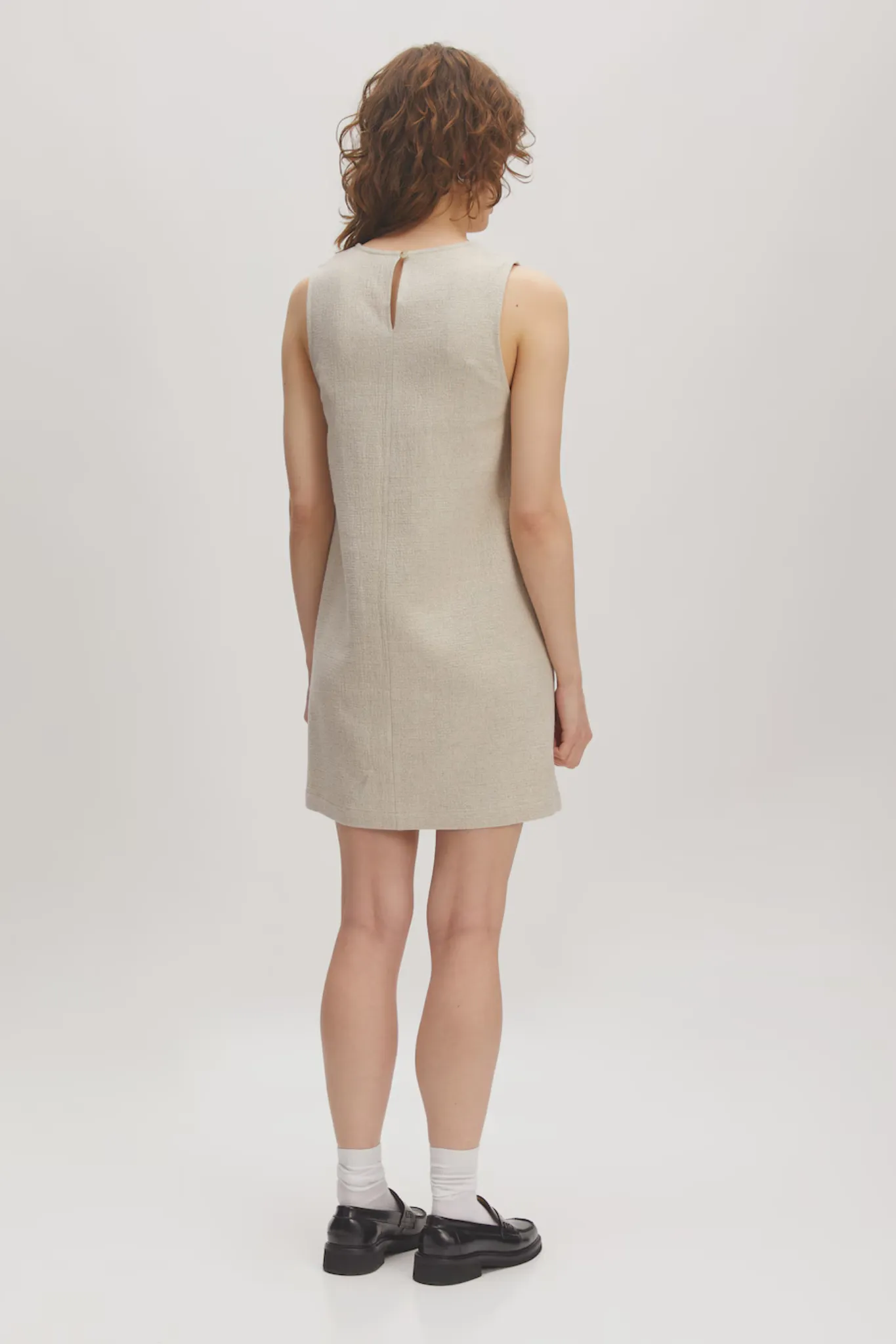 NICKY DRESS - BEIGE MEL