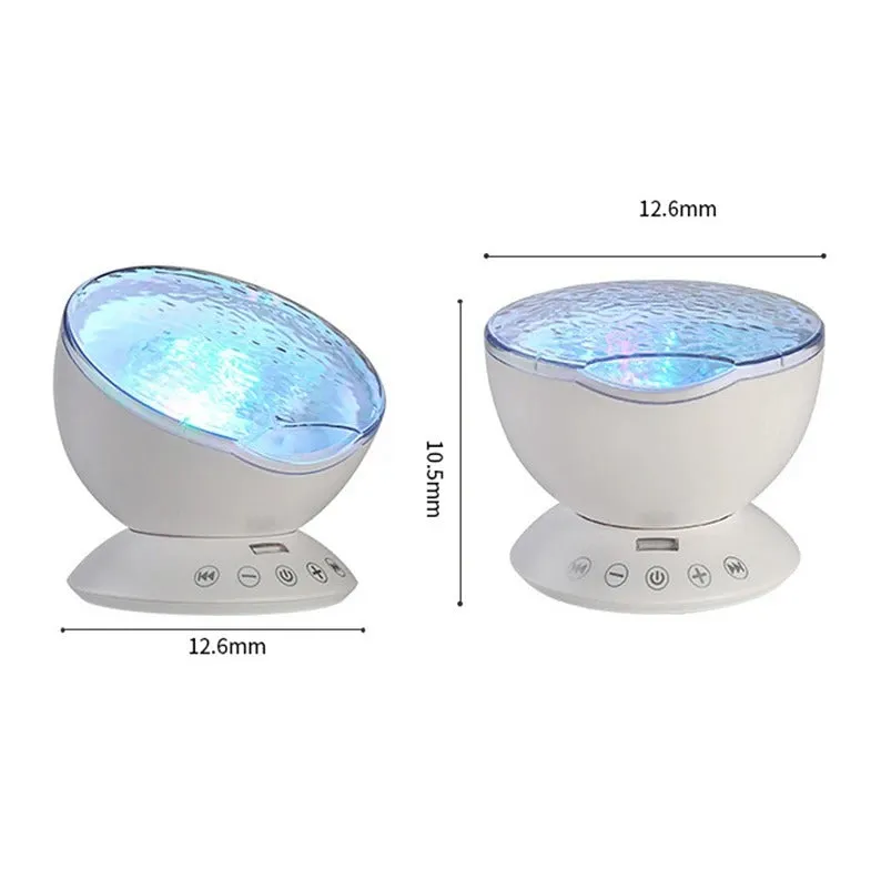 Night Lamp: Ocean Sound & Wave Projector