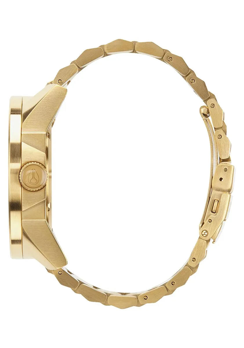 Nixon 48mm Corporal Stainless Steel Watch All Gold A346-502