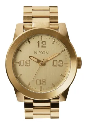 Nixon Corporal Stainless Steel Watch - All Gold