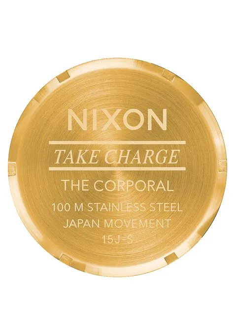 Nixon Corporal Stainless Steel Watch - All Gold