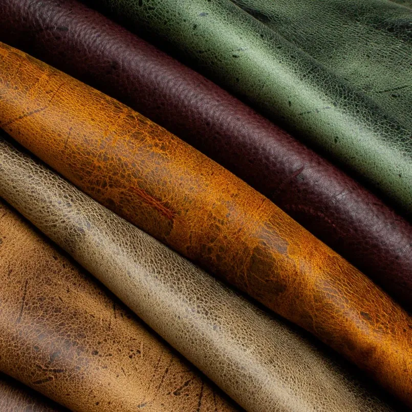 No. 44 AVIATOR Leather Vintage Watch Straps - Wild African Kudu