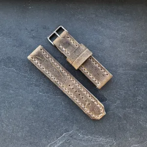 No. 44 AVIATOR Leather Watch Straps - Wild African Kudu