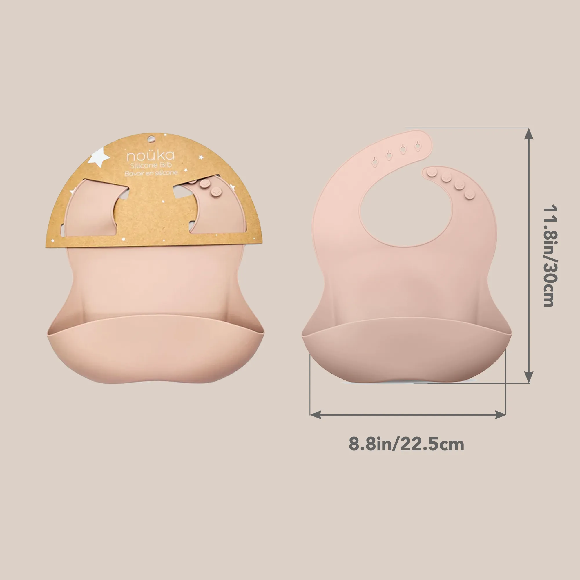 noüka Bib - Light Storm (Min. of 2 PK, Multiples of 2 PK)