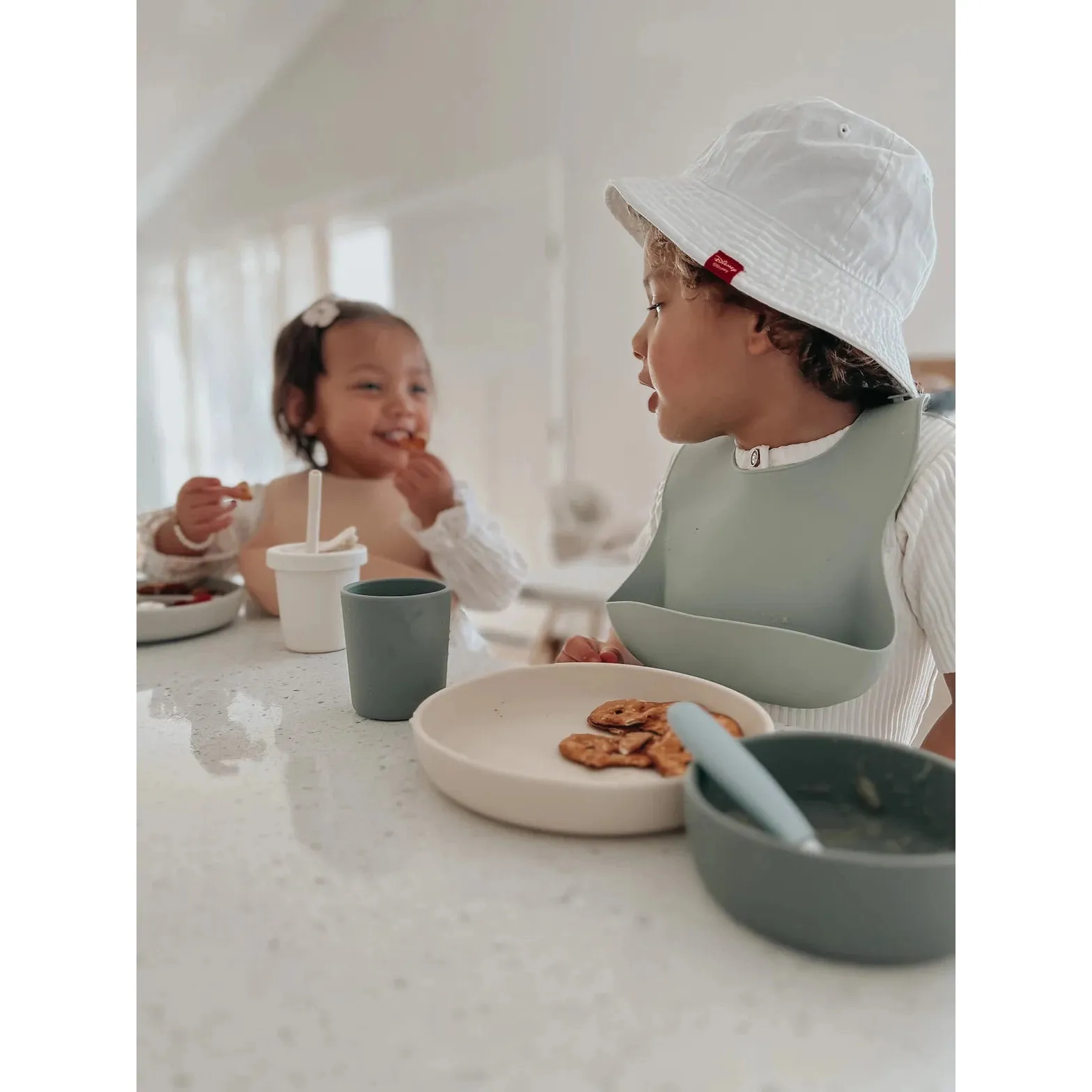 noüka Bib - Soft Blush