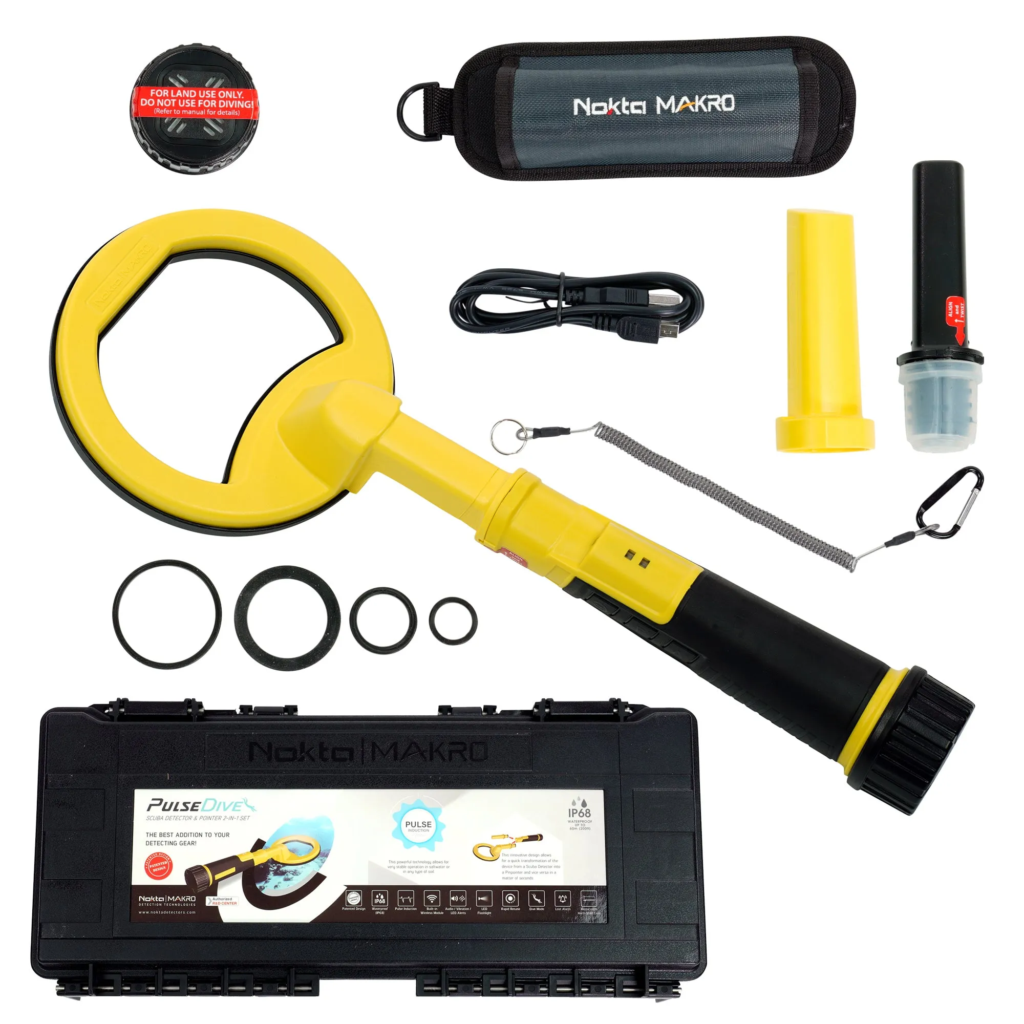 Nokta PulseDive Scuba Pinpointer - Yellow