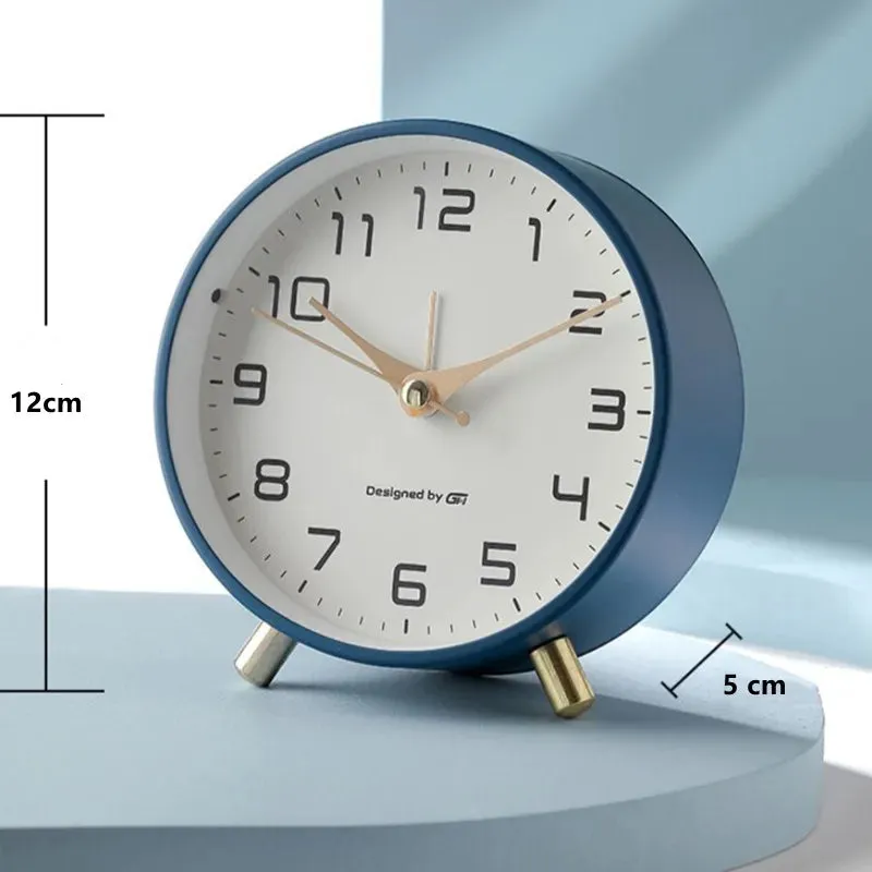 Nordic Luxury Mute Alarm Clock for Kids
