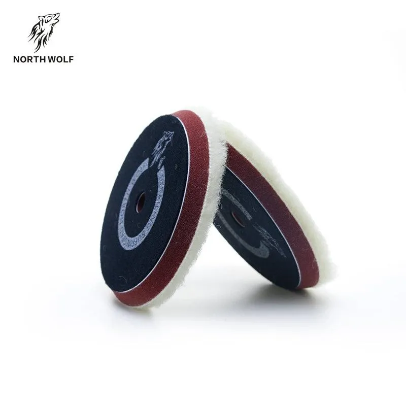 North Wolf High Nap Wool Pad With Foam, 12mm, 6"