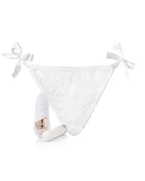 Nu Sensuelle Remote Control Pleasure Panty Vibrator 15 Function White