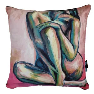 Nude Figure Study Pink (Cushion)