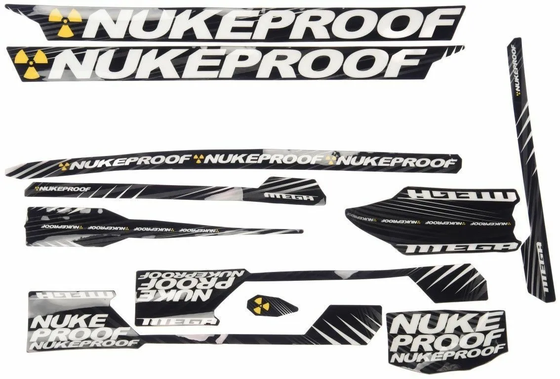 Nukeproof Frame 2012 Sticker Kit / Decal Kit. Choose from Snap, Mega and Scalp