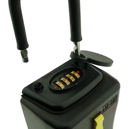 NuSet Smart-Box Series: Electronic Combination Lockbox, Combo Locking Shackle