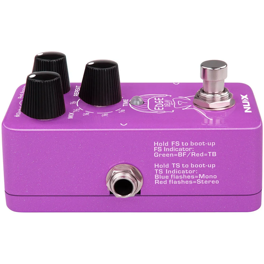 NUX Mini Core Series "Edge" 3-Mode Delay Effects Pedal