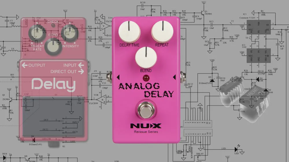 NUX Reissue Series Analog Delay Effects Pedal