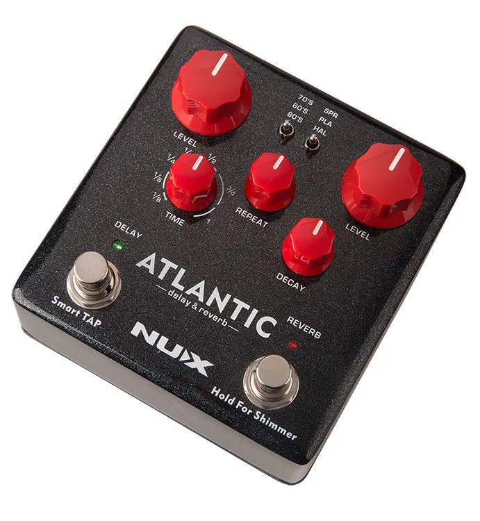 NUX Verdugo Series Atlantic Multi Delay & Reverb Effects Pedal
