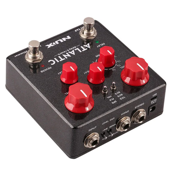 NUX Verdugo Series Atlantic Multi Delay & Reverb Effects Pedal