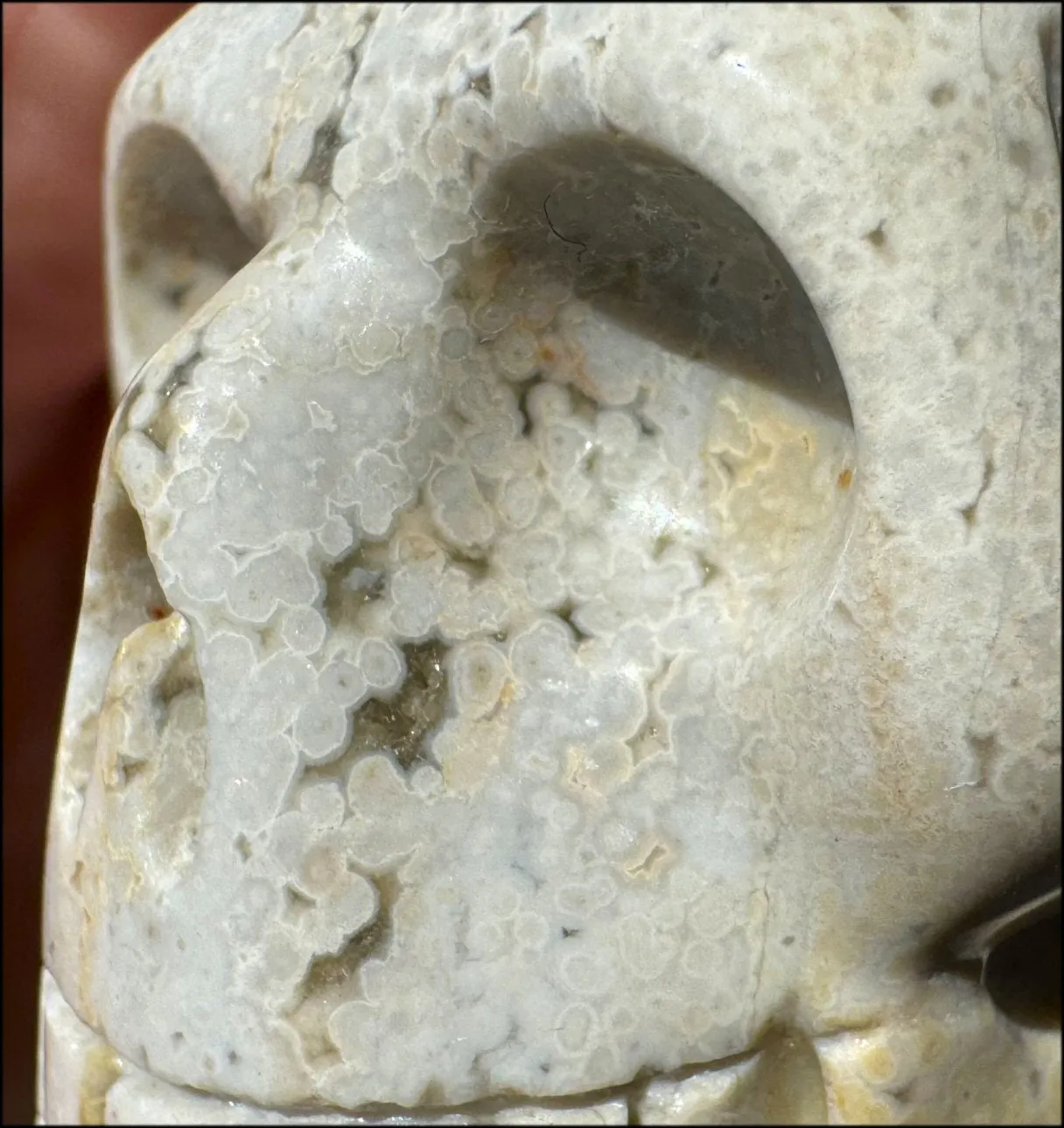 Ocean Jasper CRYSTAL SKULL - Align Chakras, Patience - with Synergy 10  years