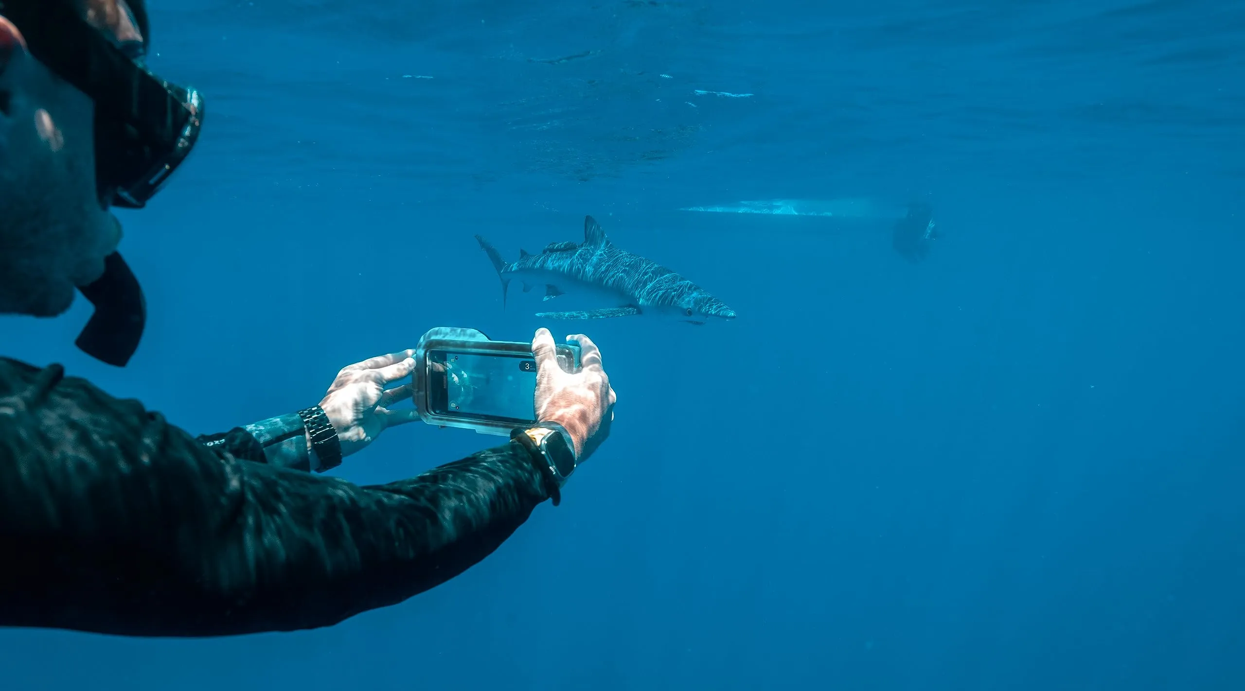 OCEANIC  Dive Housing | Use Your iPhone as an Underwater Camera & Dive Computer | Depth to 196ft | Waterproof | Great for Scuba Diving & Snorkeling | Compatible with iPhones That Run iOS 16 or Newer