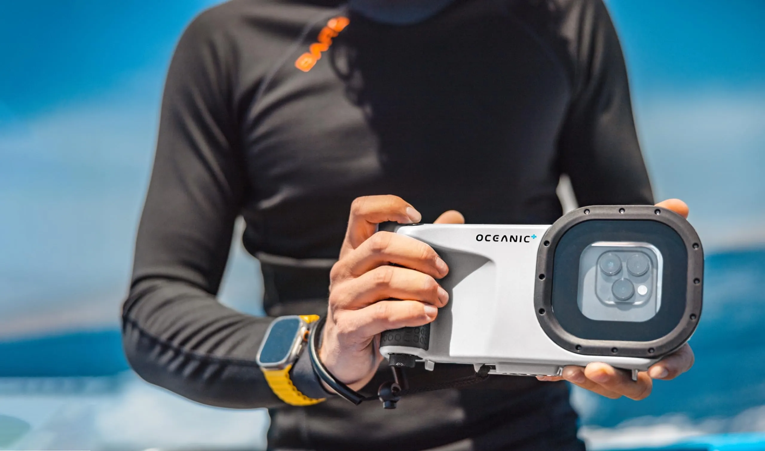 OCEANIC  Dive Housing | Use Your iPhone as an Underwater Camera & Dive Computer | Depth to 196ft | Waterproof | Great for Scuba Diving & Snorkeling | Compatible with iPhones That Run iOS 16 or Newer