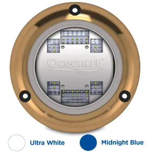 OCEANLED SPORT S3124S UNDERWATER LED LIGHT - ULTRA WHITE/MIDNIGHT BLUE