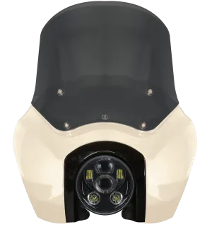 OG Softail Low Rider S Complete T-Sport Fairing Kit - White Sand Pearl