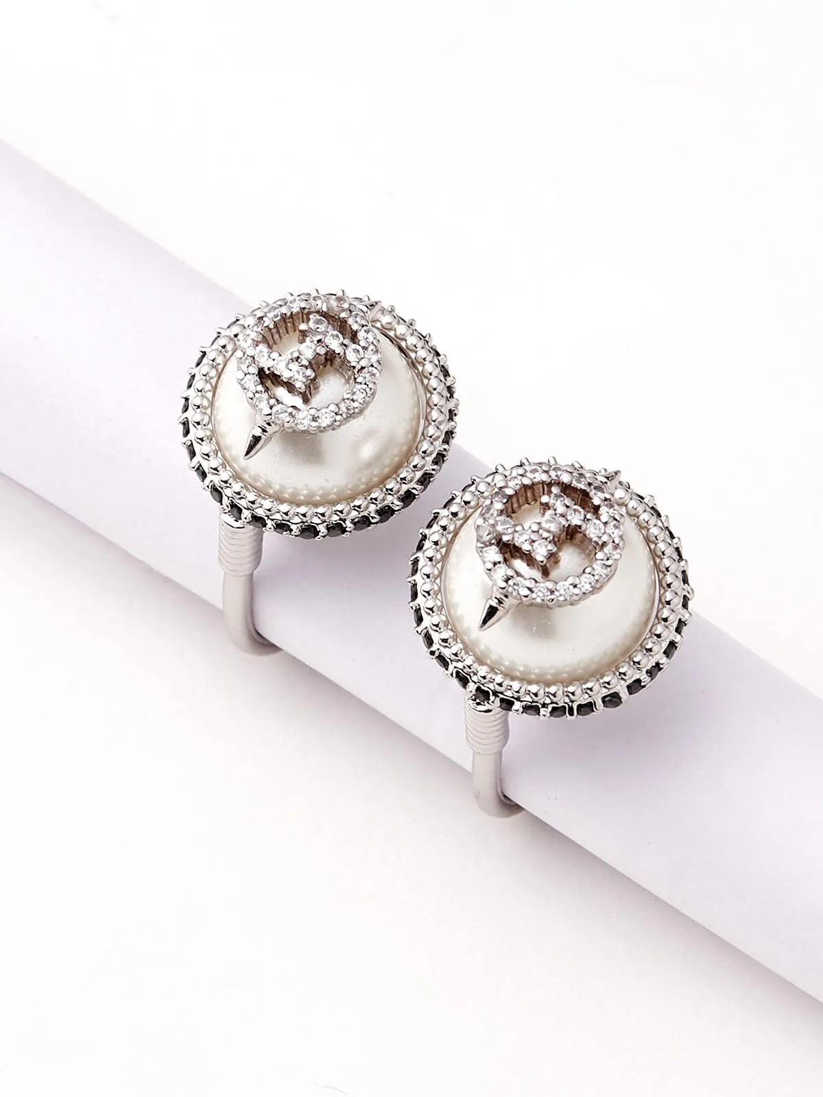 Oh Crystal Nova Monogram Ring