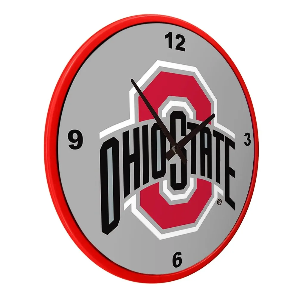 Ohio State Buckeyes: Modern Disc Wall Clock