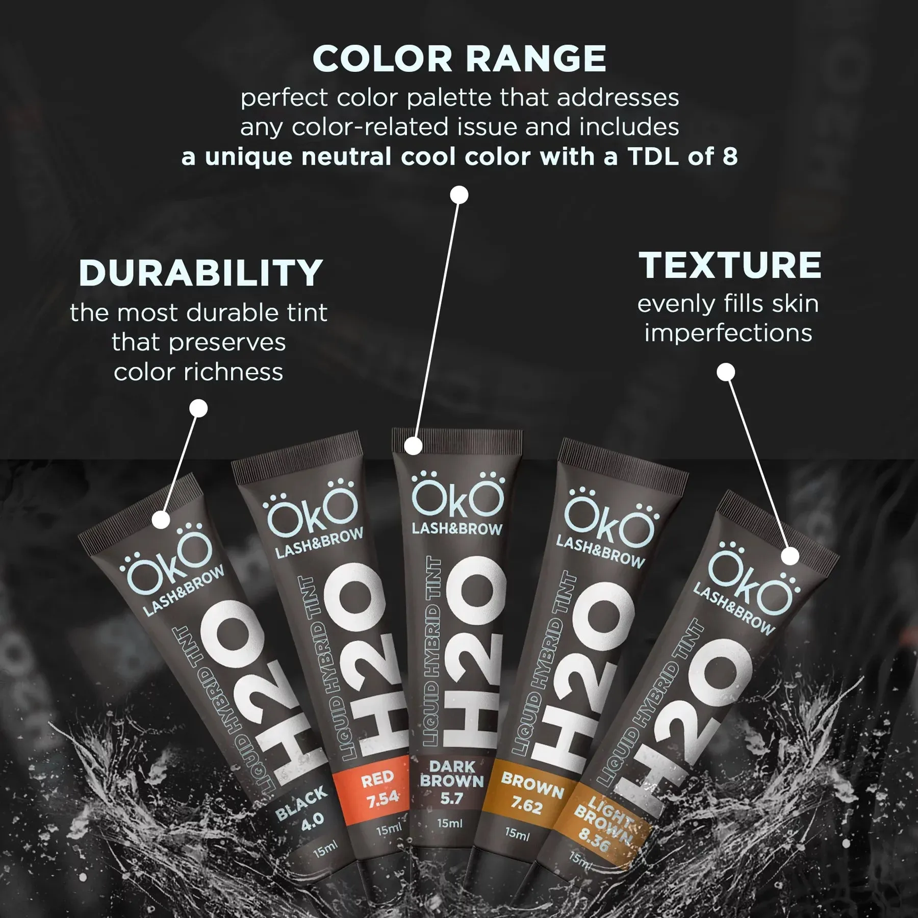 OkO - H20 Liquid Hybrid Tint, 15ml - Choose Your Colour
