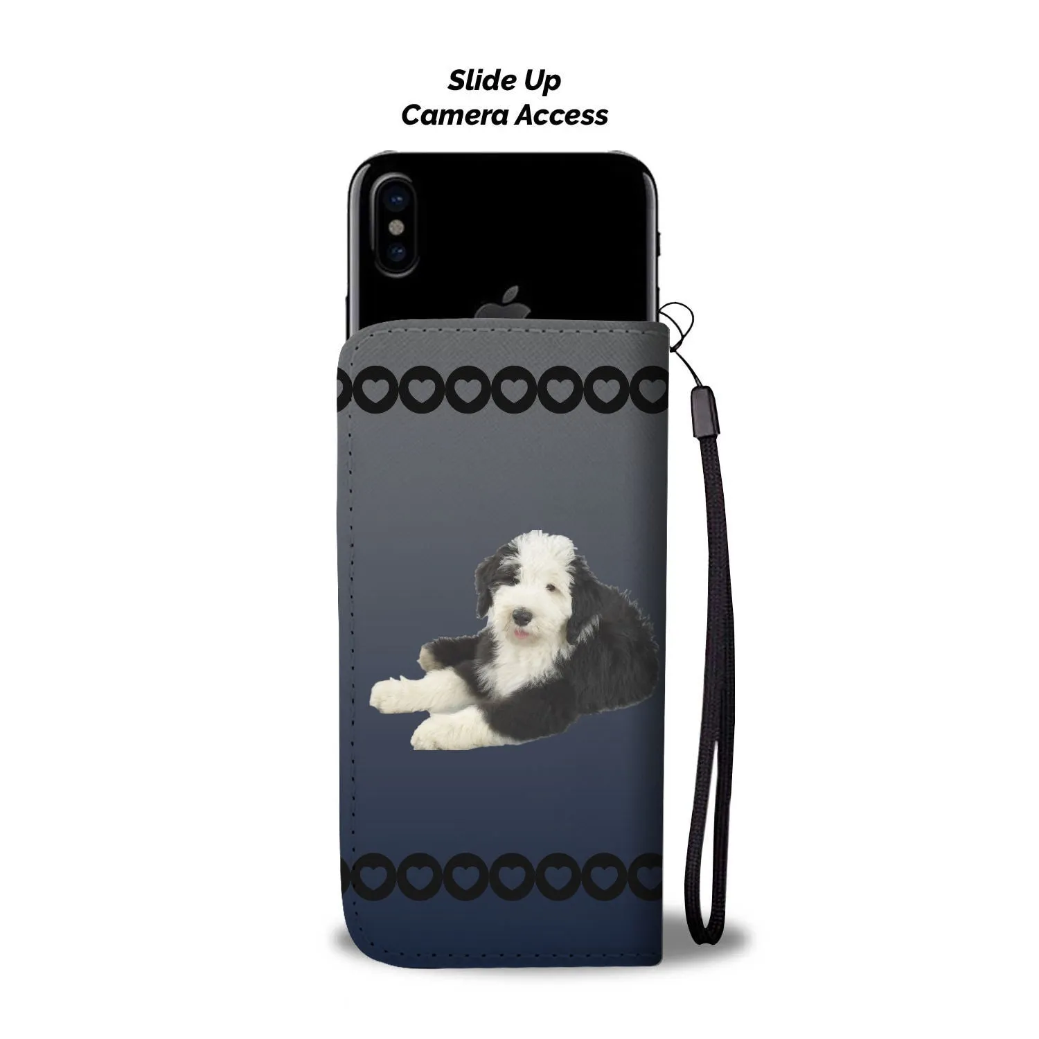 Old English Sheepdog Phone Case Wallet